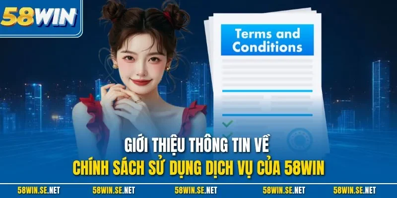 Giới thiệu thông tin về chính sách sử dụng dịch vụ của 58Win